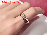 Cartier Trinity Ring Classic White Gold Yellow Gold Pink Gold Replica