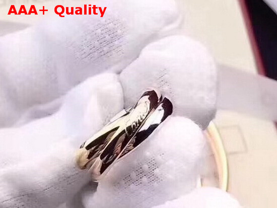 Cartier Trinity Ring Classic White Gold Yellow Gold Pink Gold Replica