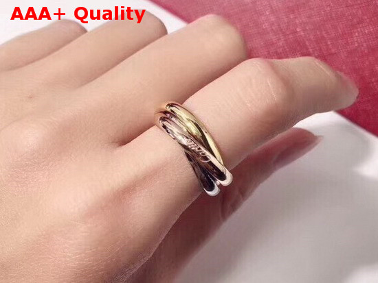 Cartier Trinity Ring Classic White Gold Yellow Gold Pink Gold Replica