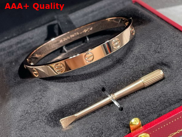 Cartier Wide Love Bracelet in Pink Gold Replica