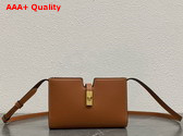 Celine 16 Strap Pochette in Tan Supple Calfskin Replica