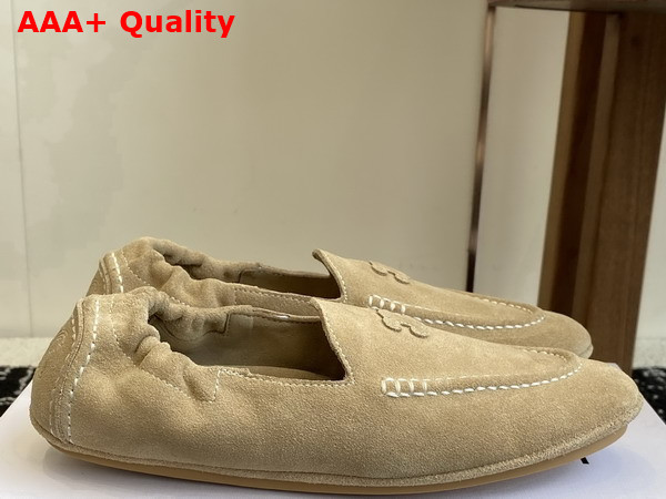 Celine Adam Loafer in Beige Suede Calfskin Replica