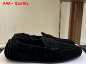 Celine Adam Loafer in Black Suede Calfskin Replica