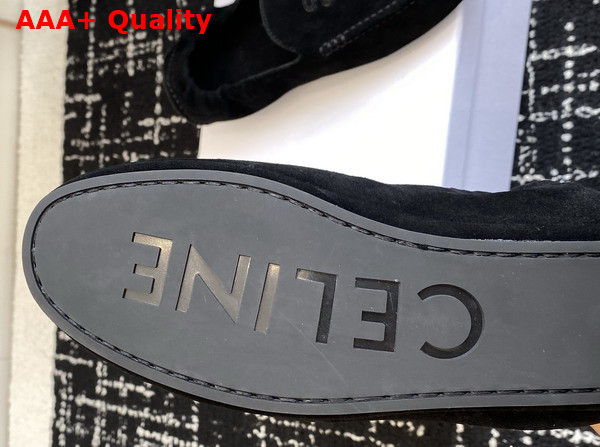 Celine Adam Loafer in Black Suede Calfskin Replica