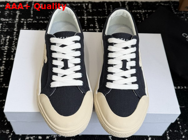 Celine Alan Sneaker with Triomphe in Navy Canvas Replica