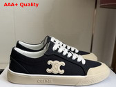 Celine Alan Sneaker with Triomphe in Navy Canvas Replica