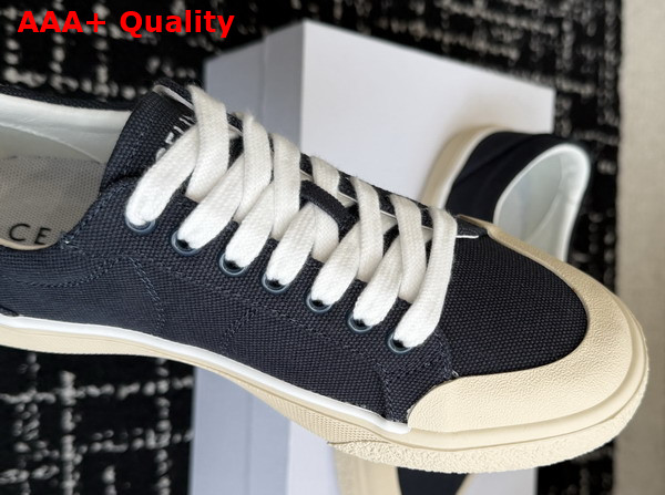 Celine Alan Sneaker with Triomphe in Navy Canvas Replica