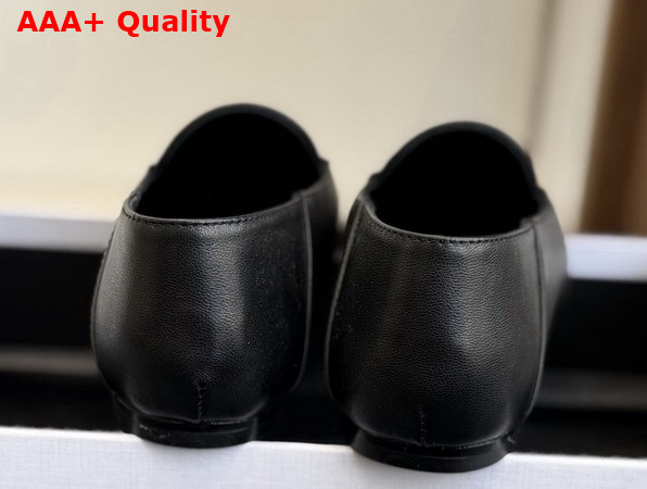 Celine Aura Slip On Loafer in Black Goatskin Replica