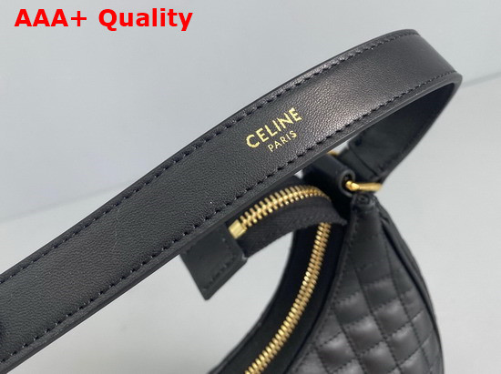 Celine Ava Bag in Quilted Lambskin Black Replica