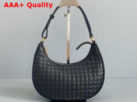 Celine Ava Bag in Quilted Lambskin Black Replica