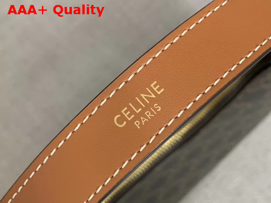 Celine Ava Bag in Triomphe Canvas Tan Replica