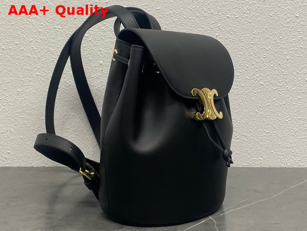Celine Backpack Celine Bonnie in Smooth Calfskin Black Replica
