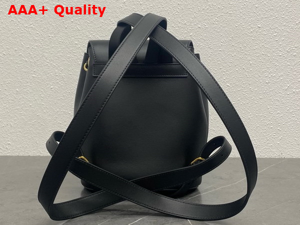Celine Backpack Celine Bonnie in Smooth Calfskin Black Replica