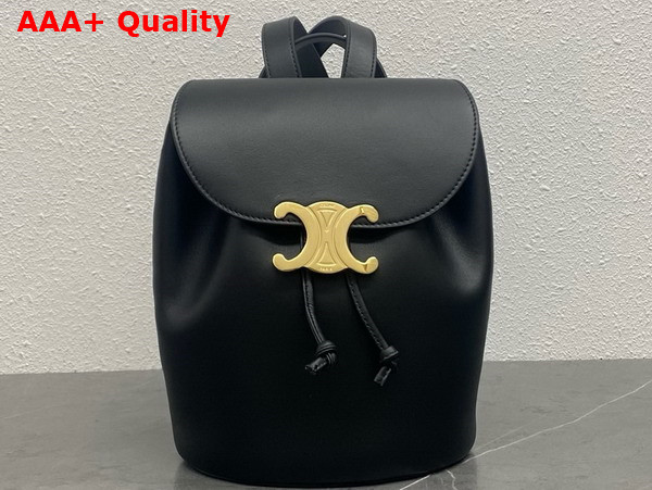 Celine Backpack Celine Bonnie in Smooth Calfskin Black Replica