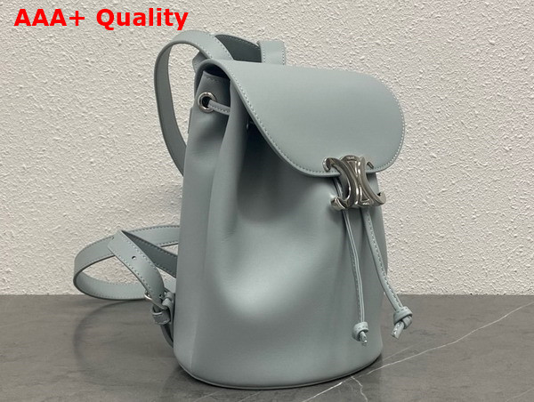 Celine Backpack Celine Bonnie in Smooth Calfskin Ice Blue Replica