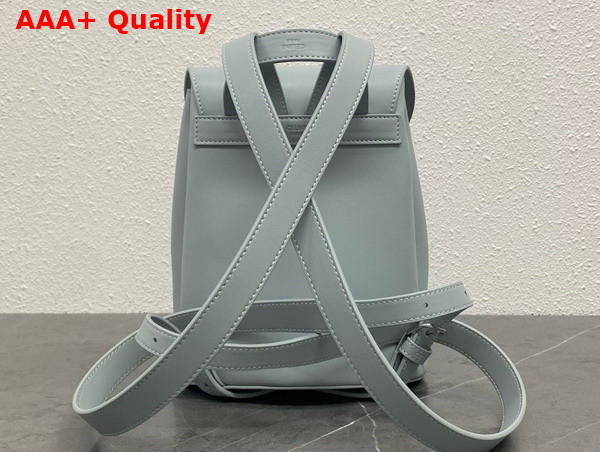 Celine Backpack Celine Bonnie in Smooth Calfskin Ice Blue Replica
