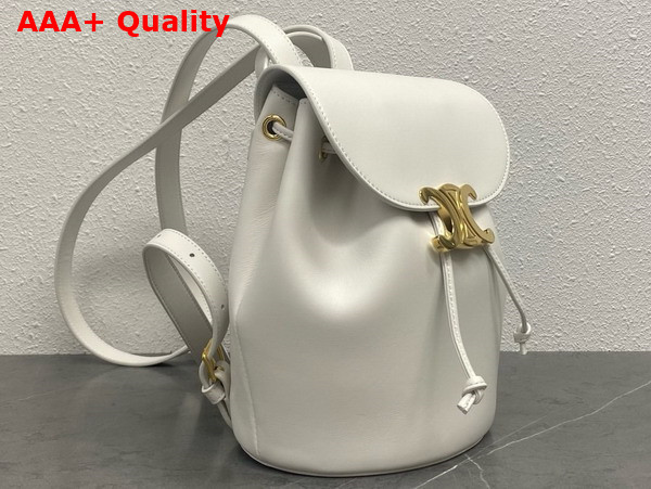 Celine Backpack Celine Bonnie in Smooth Calfskin Rice Replica