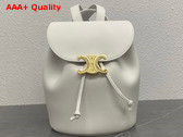Celine Backpack Celine Bonnie in Smooth Calfskin Rice Replica