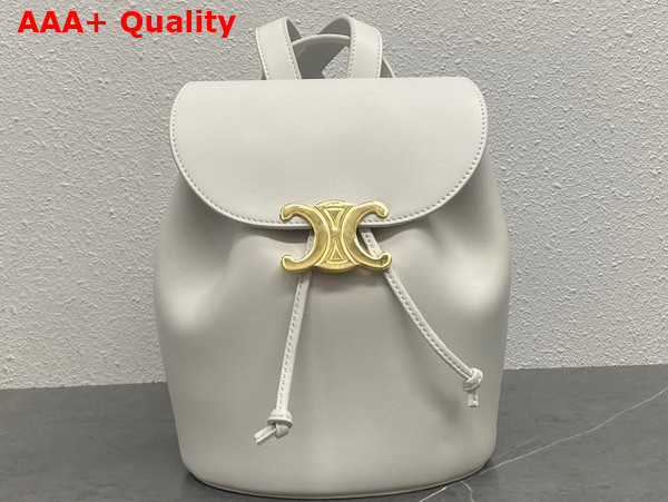 Celine Backpack Celine Bonnie in Smooth Calfskin Rice Replica