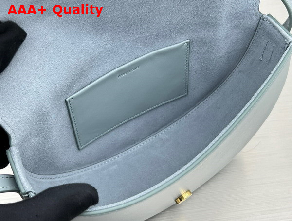 Celine Besace Cuir Triomphe in Smooth Calfskin Light Blue Replica