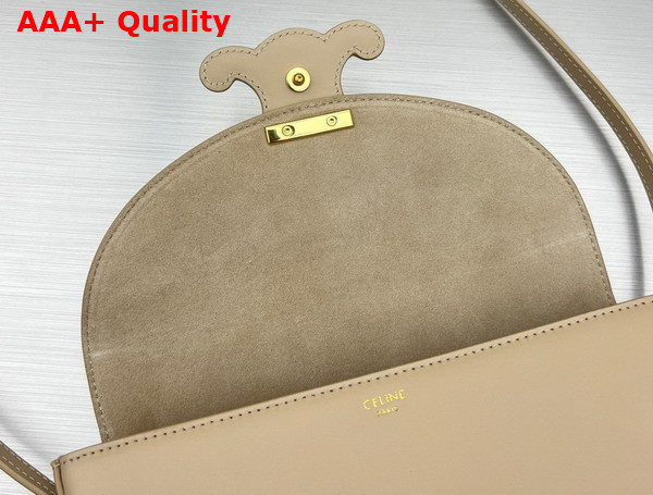 Celine Besace Cuir Triomphe in Smooth Calfskin Nude Replica