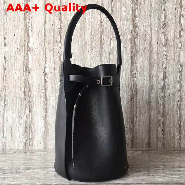 Celine Big Bag Bucket in Black Smooth Calfskin Replica