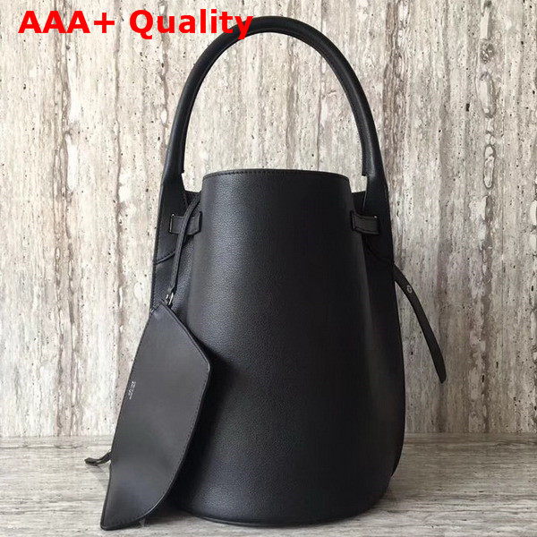 Celine Big Bag Bucket in Black Smooth Calfskin Replica