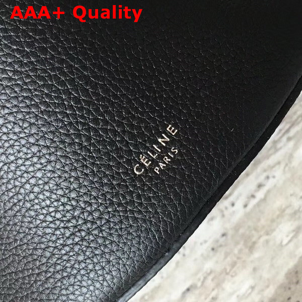 Celine Big Bag Bucket in Black Supple Grained Calfskin Replica