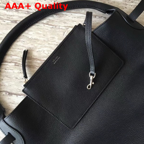 Celine Big Bag Bucket in Black Supple Grained Calfskin Replica