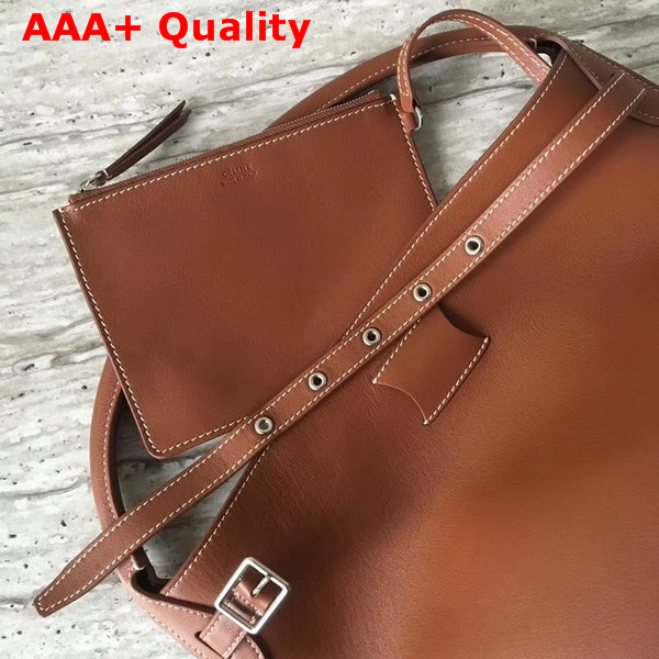 Celine Big Bag Bucket in Tan Soft Bare Calfskin Replica