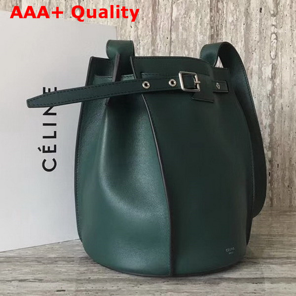 Celine Big Bag Bucket with Long Strap in Smooth Calfskin Amazone Replica