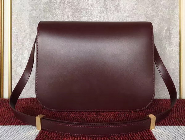 Celine Box in Bordeaux Smooth Calfskin for Sale