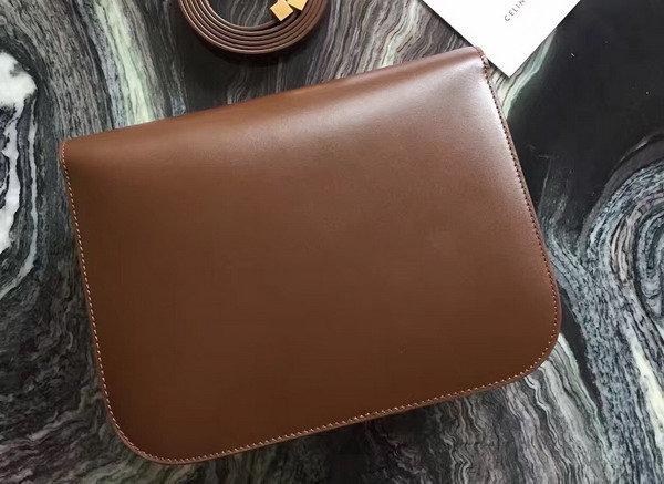 Celine Box in Tan Smooth Leather for Sale