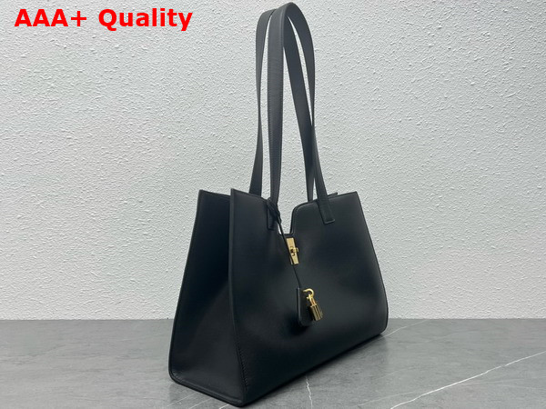 Celine Cabas 16 in Black Smooth Calfskin Replica