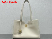 Celine Cabas 16 in Smooth Calfskin Limestone Replica