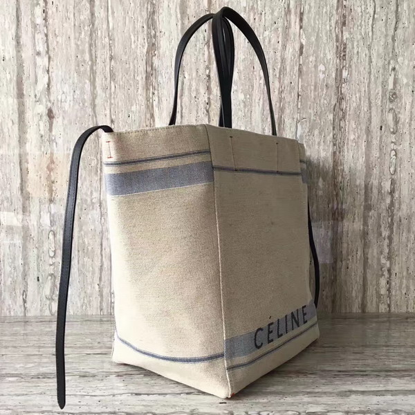 Celine Cabas Phantom in Light Blue Celine Canvas For Sale