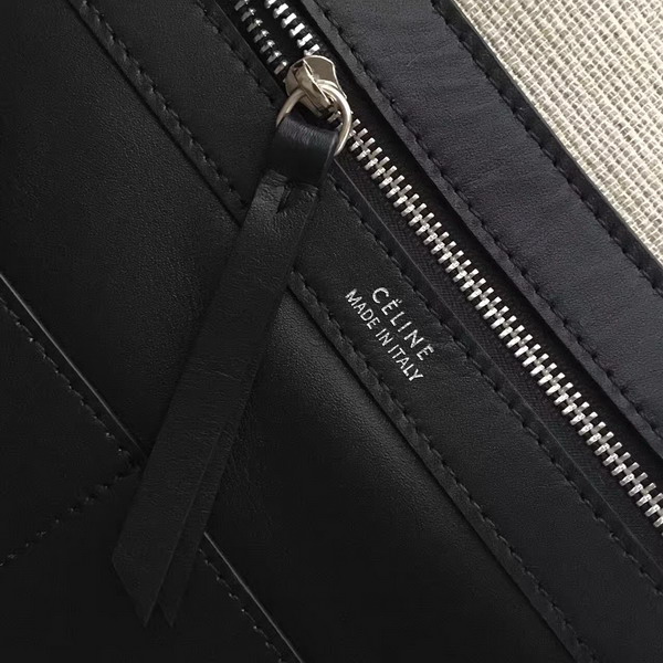 Celine Cabas Phantom in Light Blue Celine Canvas For Sale