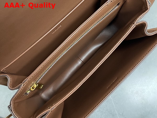 Celine Classic Triomphe Bag in Chestnut Grained Nubuck Calfskin Replica