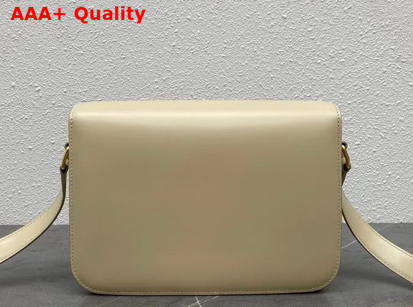 Celine Classique Triomphe Bag in Beige Shiny Calfskin Replica