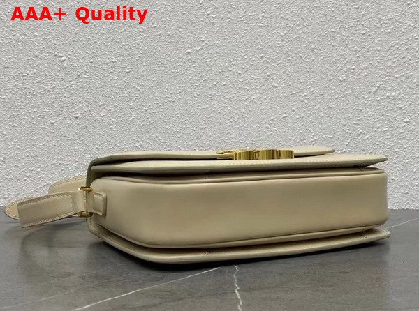 Celine Classique Triomphe Bag in Beige Shiny Calfskin Replica