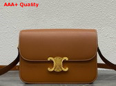 Celine Classique Triomphe Bag in Bronze Shiny Calfskin Replica