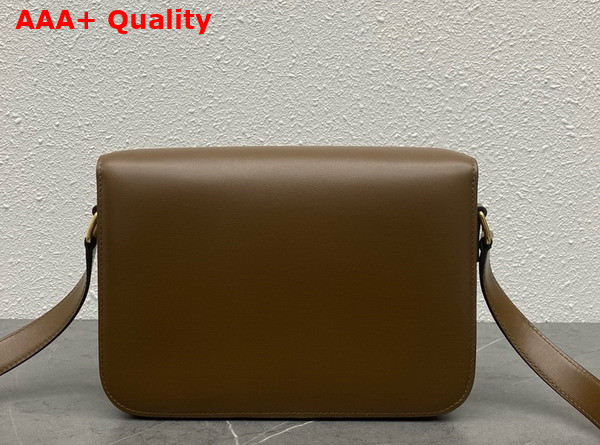 Celine Classique Triomphe Bag in Caramel Shiny Calfskin Replica