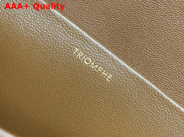 Celine Classique Triomphe Bag in Caramel Shiny Calfskin Replica