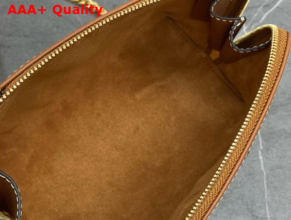 Celine Clutch On Chain Cuir Triomphe in Smooth Calfskin Tan Replica
