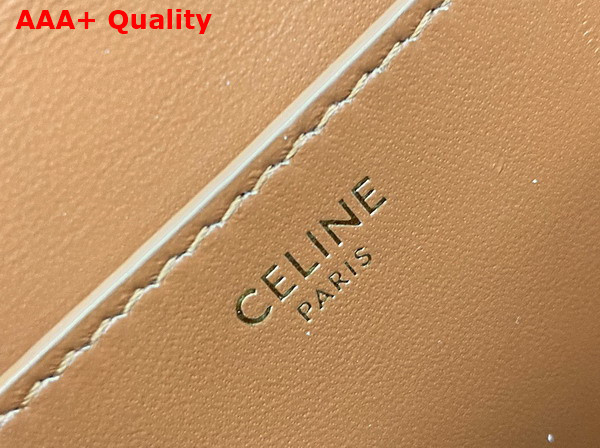 Celine Clutch On Strap Tabou in Tan Smooth Calfskin Replica