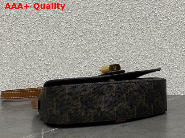 Celine Clutch On Strap Tabou in Triomphe Canvas Replica