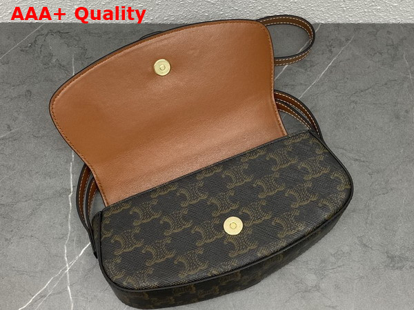 Celine Clutch On Strap Tabou in Triomphe Canvas Replica