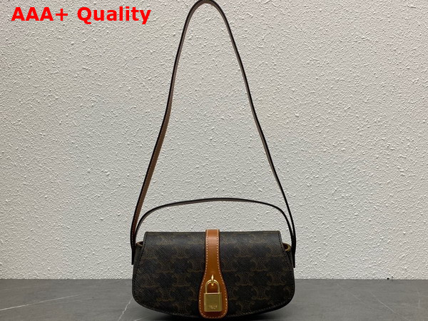 Celine Clutch On Strap Tabou in Triomphe Canvas Replica