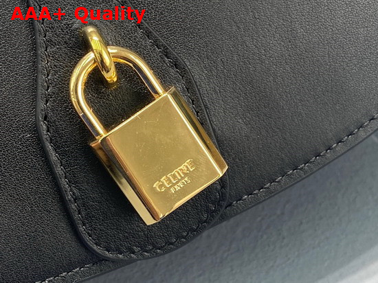 Celine Clutch On Strap in Smooth Calfskin Black Replica