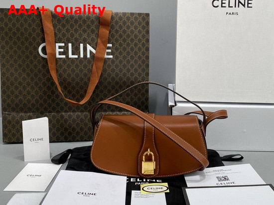 Celine Clutch On Strap in Smooth Calfskin Tan Replica